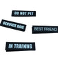 Three Ring Dog Harness Medium Therapy Dog Do Not Pet Service In Training