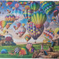 HUADADA 1000 Pieces Puzzle Vibrant Hot Air Balloons Scenic Landscape Jigsaw