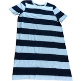 Boden Navy Striped Mini T-Shirt Dress - Size 14R