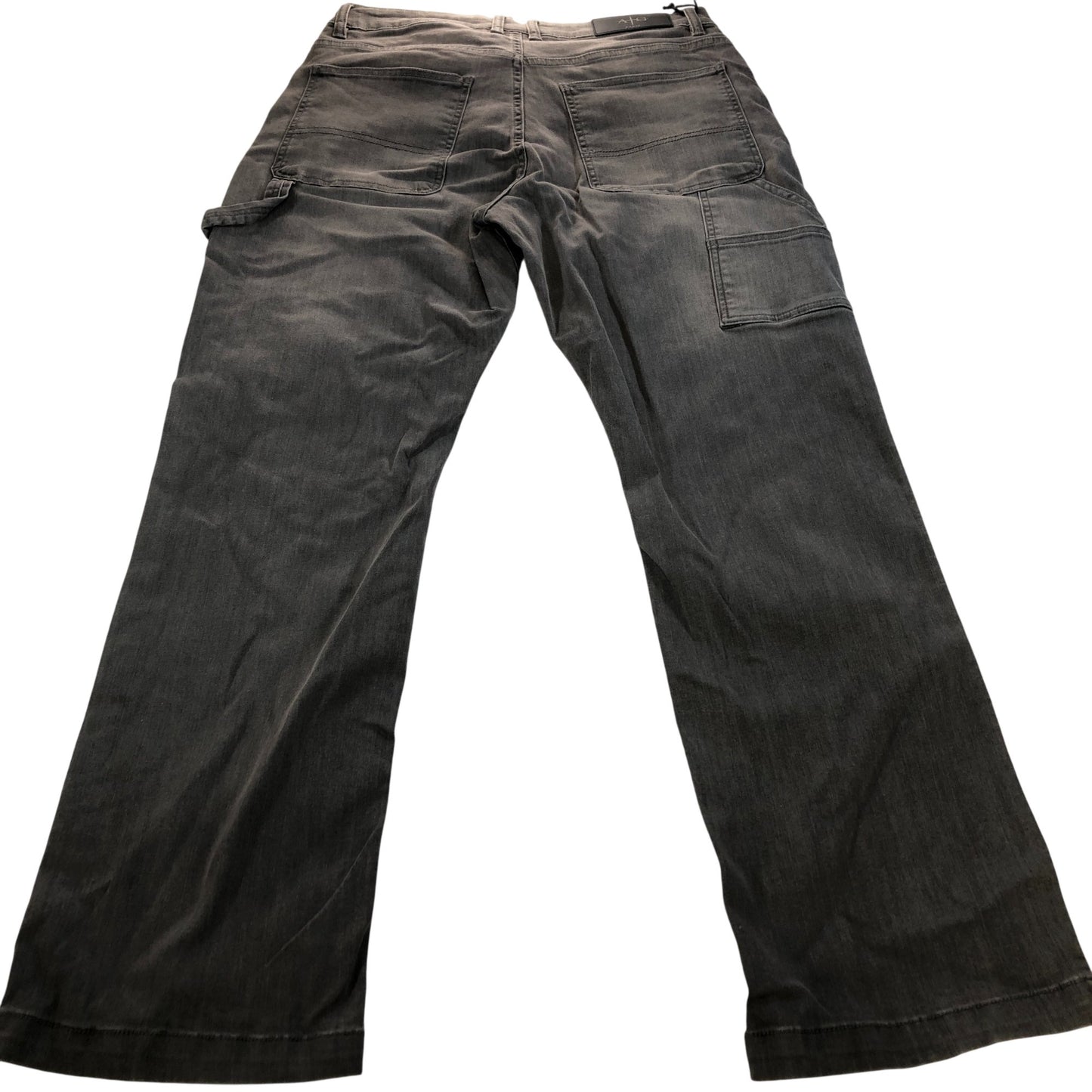 Avant Garde Cargo Trousers Men's Casual Straight Leg Grey Denim Medium 32W 30L