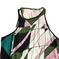 Avia Geometric Print Maxi Dress Multicolour Sleeveless Elegant Size 6