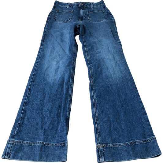 River Island Jeans Women's Wide Leg Denim Blue Classic Style Blue Wash UK8