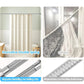 AIZESI Expandable Shower Curtain Rod 41-75in Double Spring Stainless Steel