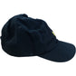 Black Baseball Cap One Size Cotton Embroidered Hat
