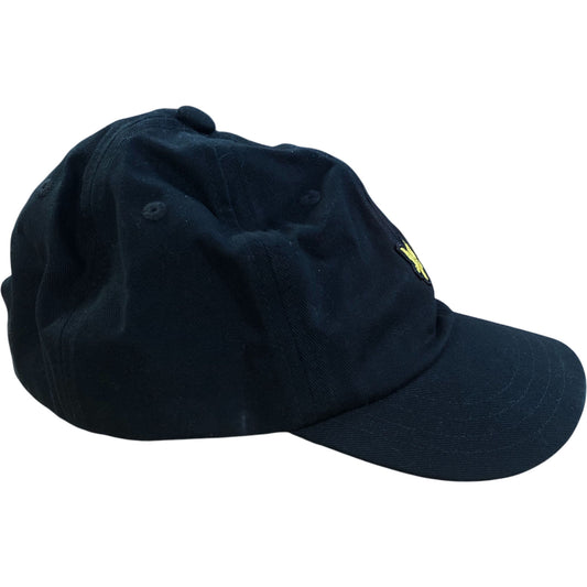 Black Baseball Cap One Size Cotton Embroidered Hat
