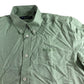 Ben Sherman Grass Green Oxford Shirt Medium Cotton Short Sleeve Men