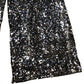 Kids Sparkly Black & Silver Sequin Trousers Size 11 Years