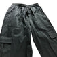 Cargo Pants Size S Women's Black Lightweight Polyester Elastic Waistband