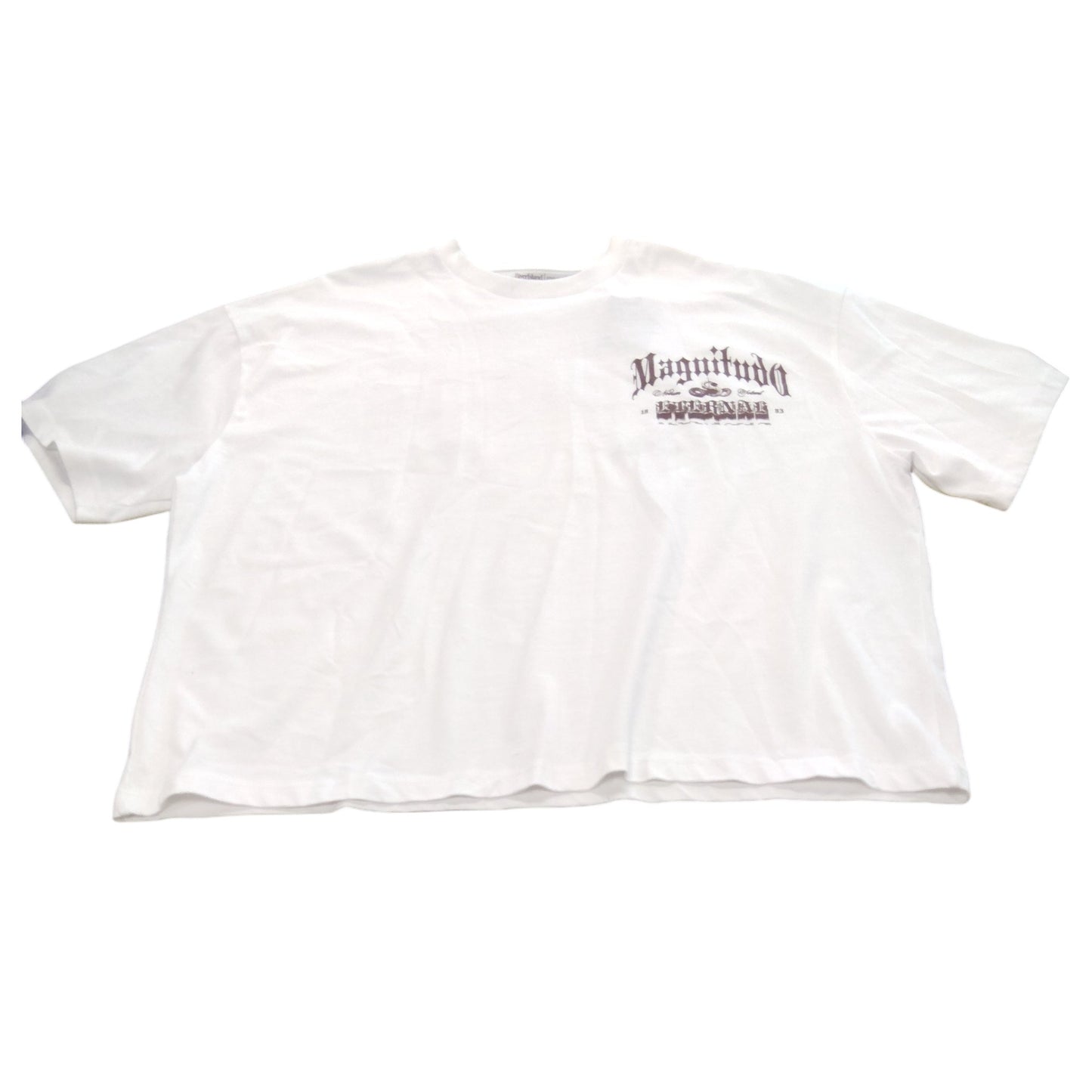 River Island Magnitude Eternal UKXXL Men's Graphic T-Shirt White New With Tags