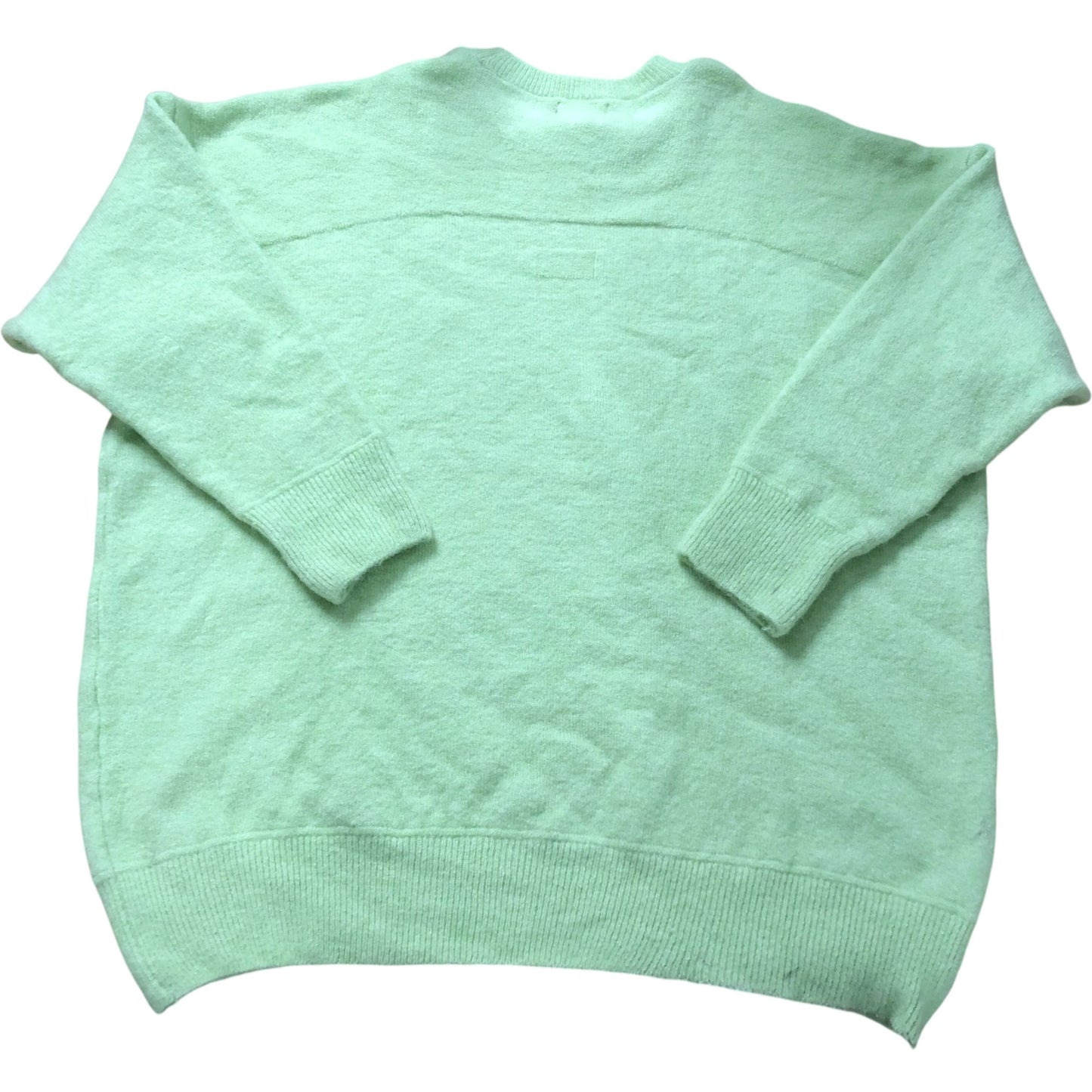River Island Studios Relaxed Sweater UK M Women's Green Wool Blend