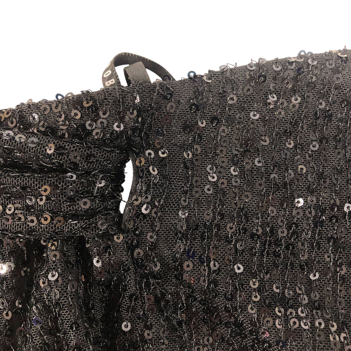 Lovedrobe Black Sequin Wrap Skirt Women's Sparkly Party Wear UK12