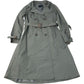 Brave Soul Olive Green Double Breasted Belted Trench Coat Size 8