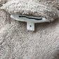Beige Organic Cotton Bathrobe Soft Fleece Size S