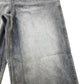 River Island Wide Leg Jeans Grey Denim Casual Loose Fit