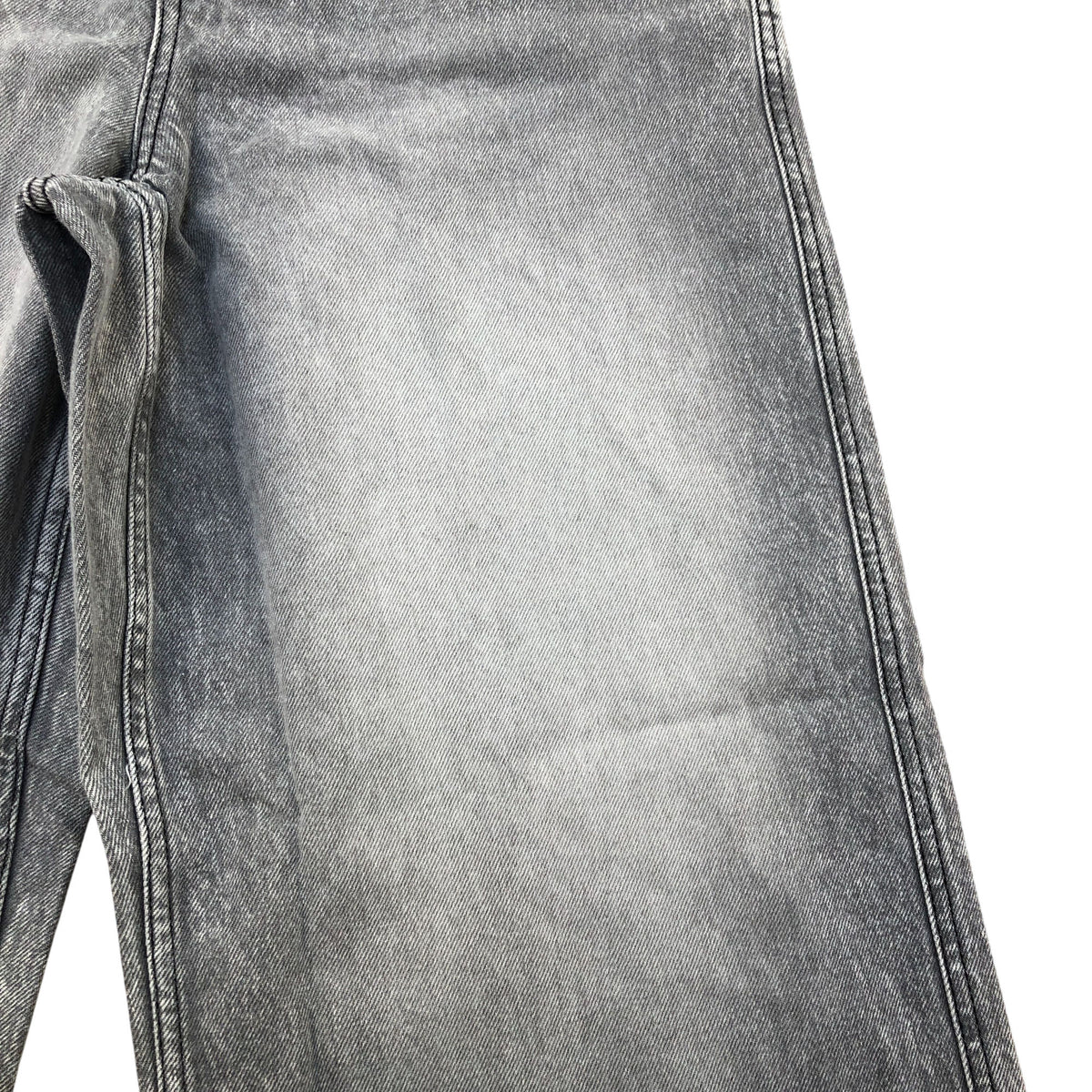 River Island Wide Leg Jeans Grey Denim Casual Loose Fit