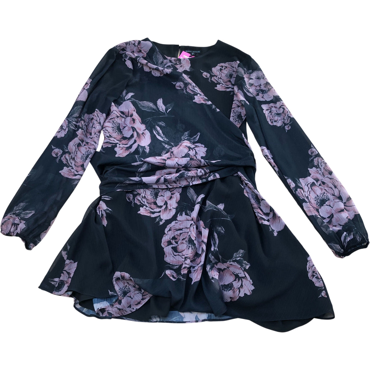 River Island Floral Print Mini Dress Size 12