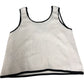 River Island  White Sequin Tank Top UK10 Women's Casual Sleeveless Fashion