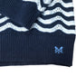 Crew Clothing Company Wavy Navy & White Jumper Size 14