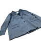 Women's Grey Blazer Jacket Elegant Style Smart Casual Wear UK20