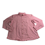 Barbour Relaxed Fit Casual Shirt Men's Red Stripe Cotton Medium