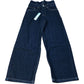 River Island Wide Leg Jeans Dark Blue