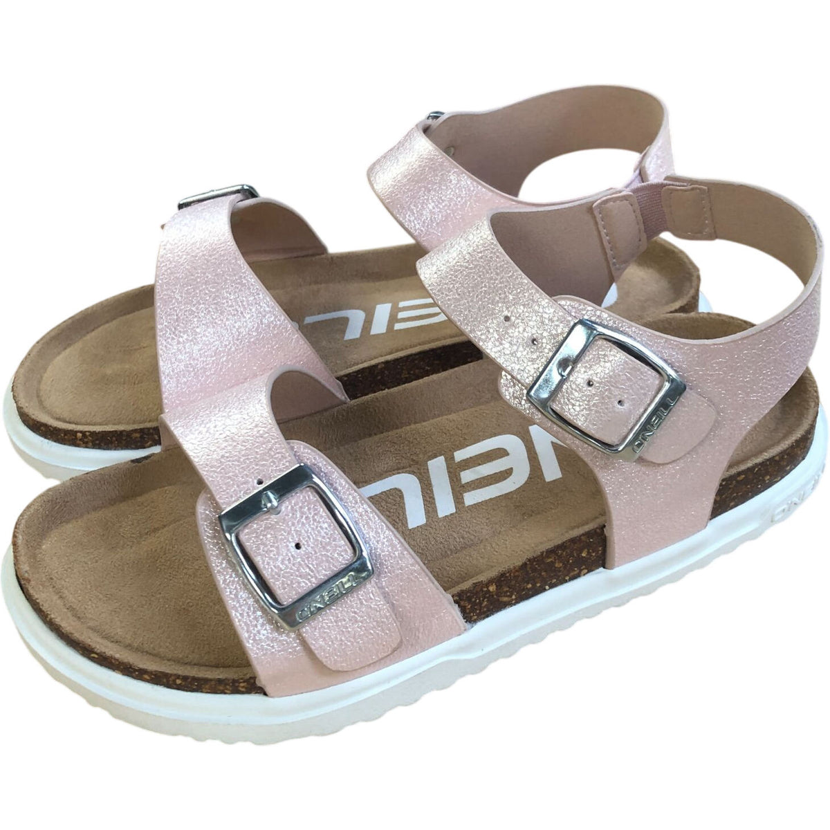 O'Neill Polly Sandal Low JR UK1.5 Girls Pink Adjustable Buckle Sandals