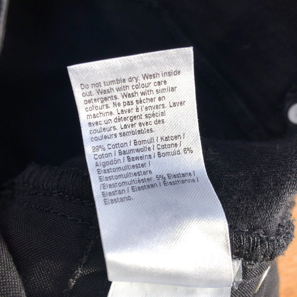 River Island Skinny Jeans Black Stretch Denim