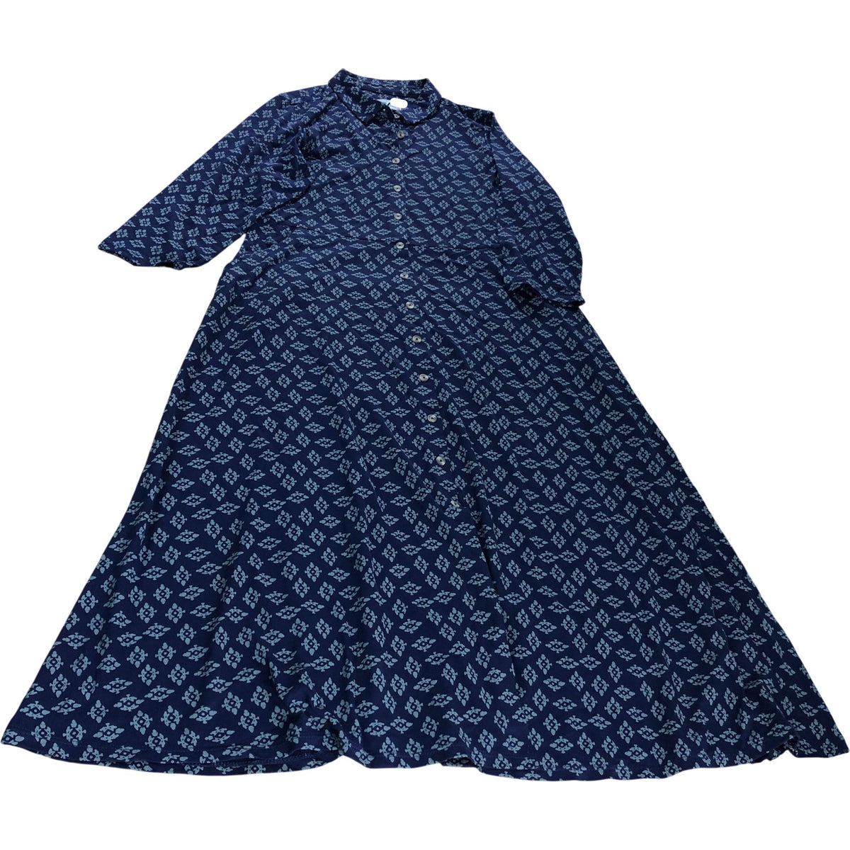 Rua Jersey Shirt Dress UK12 Women's Navy