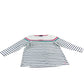 Crew Clothing Company Striped Top Size 12 Women's Long Sleeve Cotton