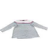 Crew Clothing Company Striped Top Size 12 Women's Long Sleeve Cotton
