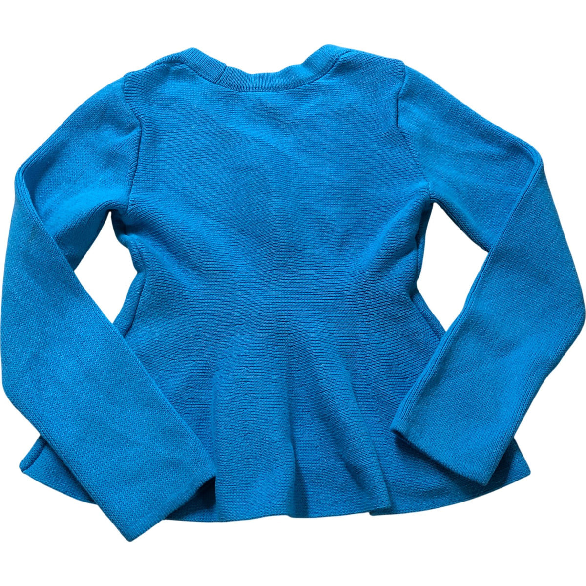 River Island Women's XS Cardigan Blue Knit Long Sleeve Button Front
