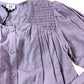RIVER ISLAND Girls Blouse Size 5-6 Years Lilac Embroidered Button Up Top