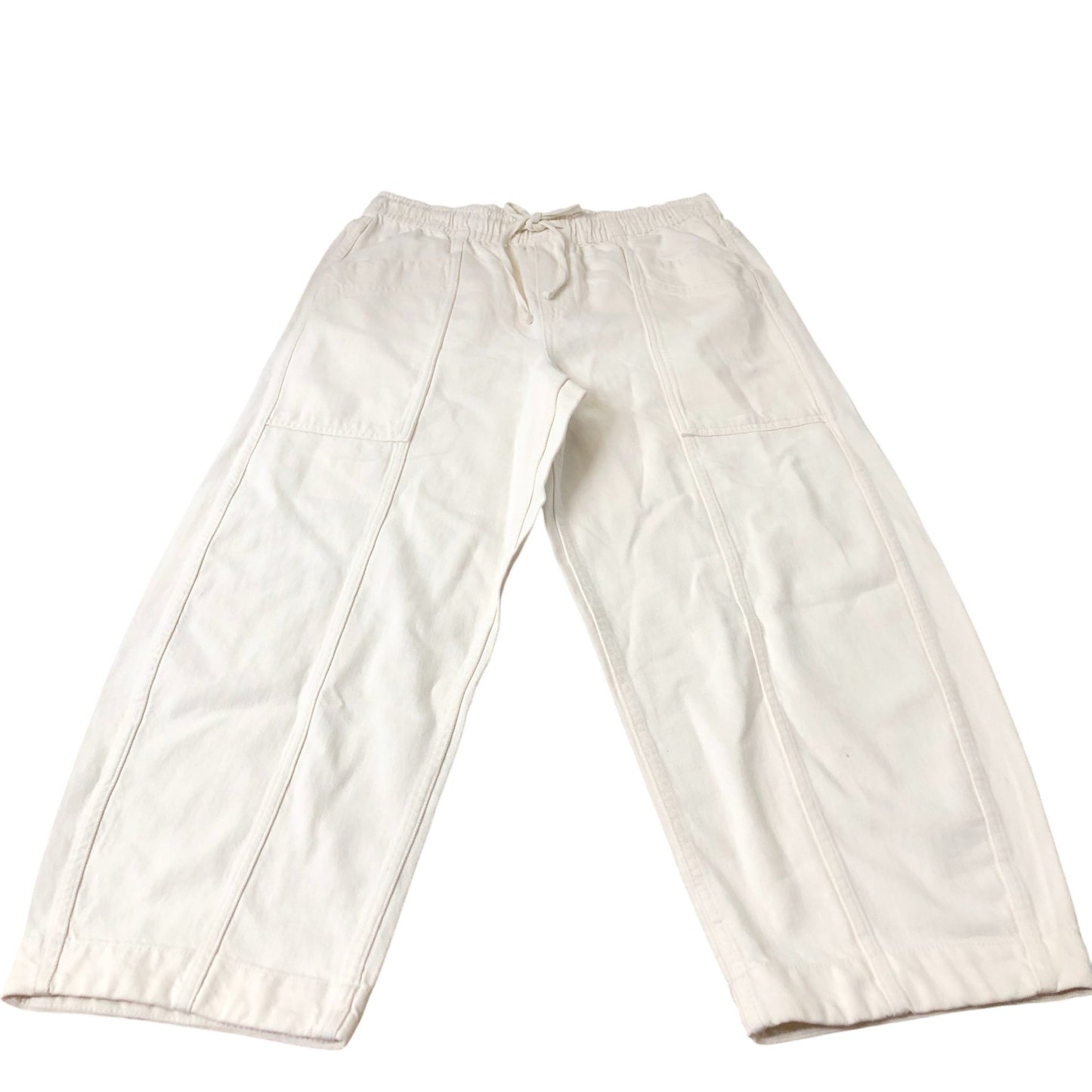 Women's Casual Cream Trousers UK8