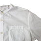 French Connection M Women's Short Sleeve White Collarless Shirt