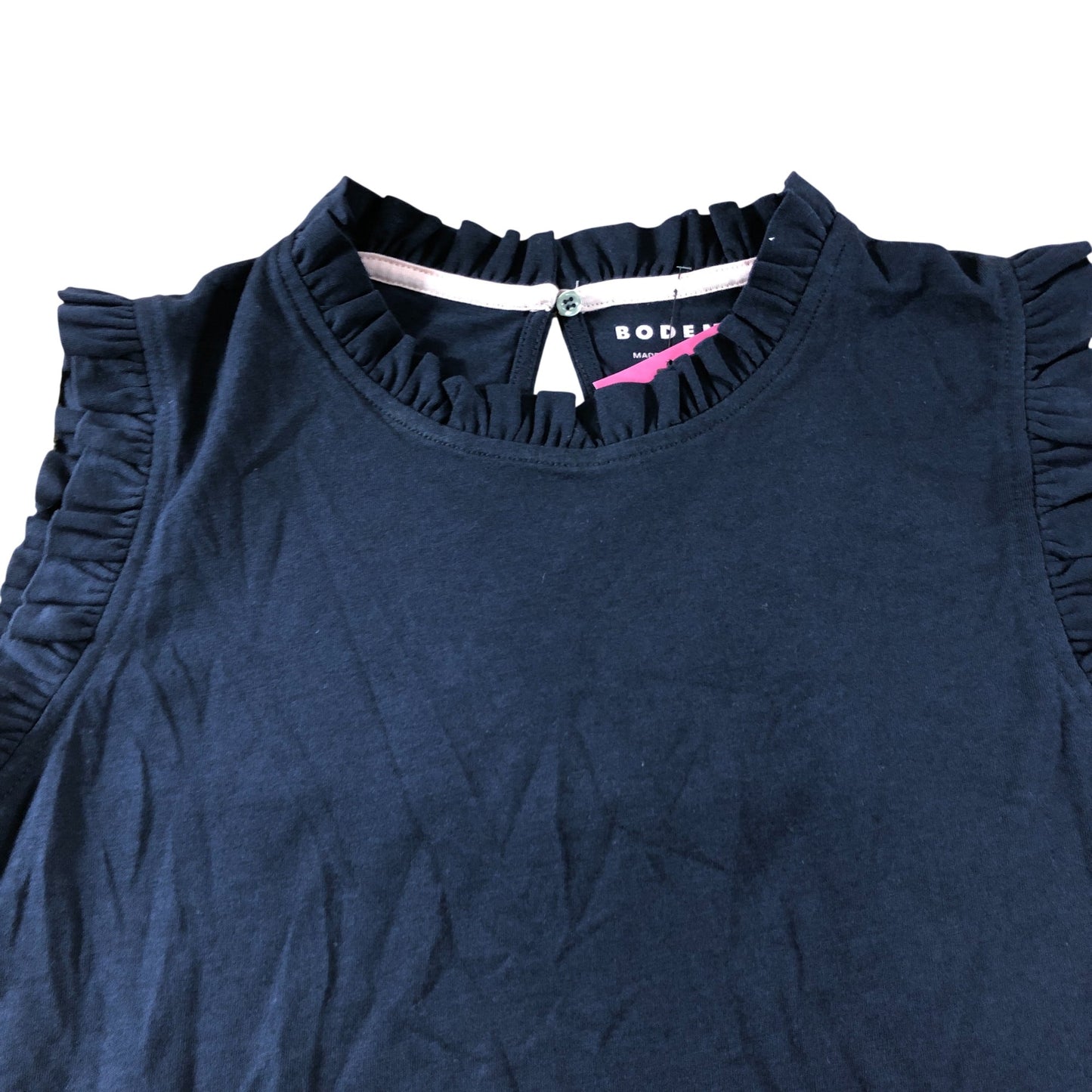 Navy Frill Vest - Size 12