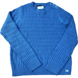Crew Clothing Company Button Detail Blue Jumper Size 14
