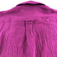 Crew Clothing Company Relaxed Fit Shirt UK12 Women's Cotton Purple