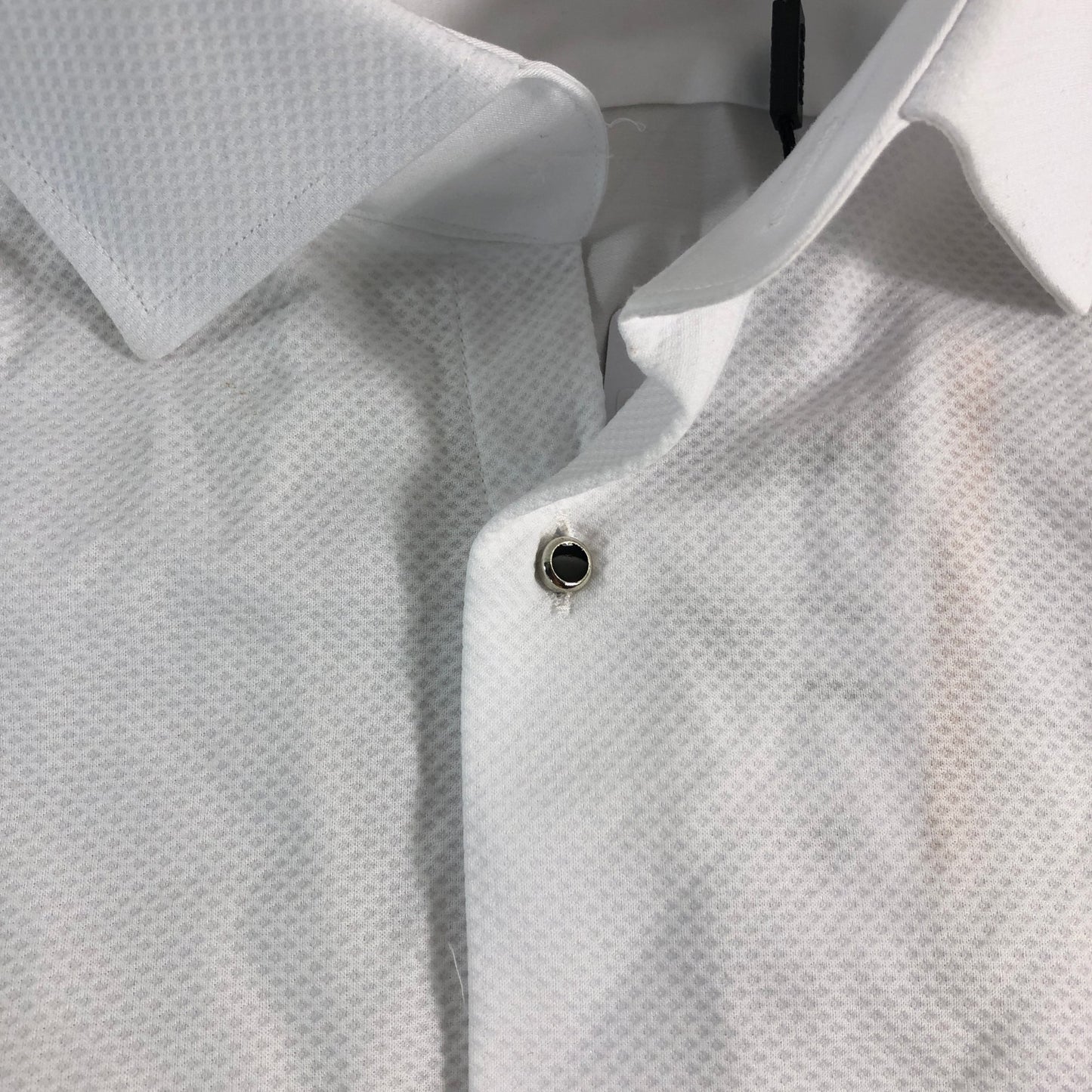 REISS Slim Fit White Shirt Men’s Long Sleeve Pure Cotton Formal Wear 16.5