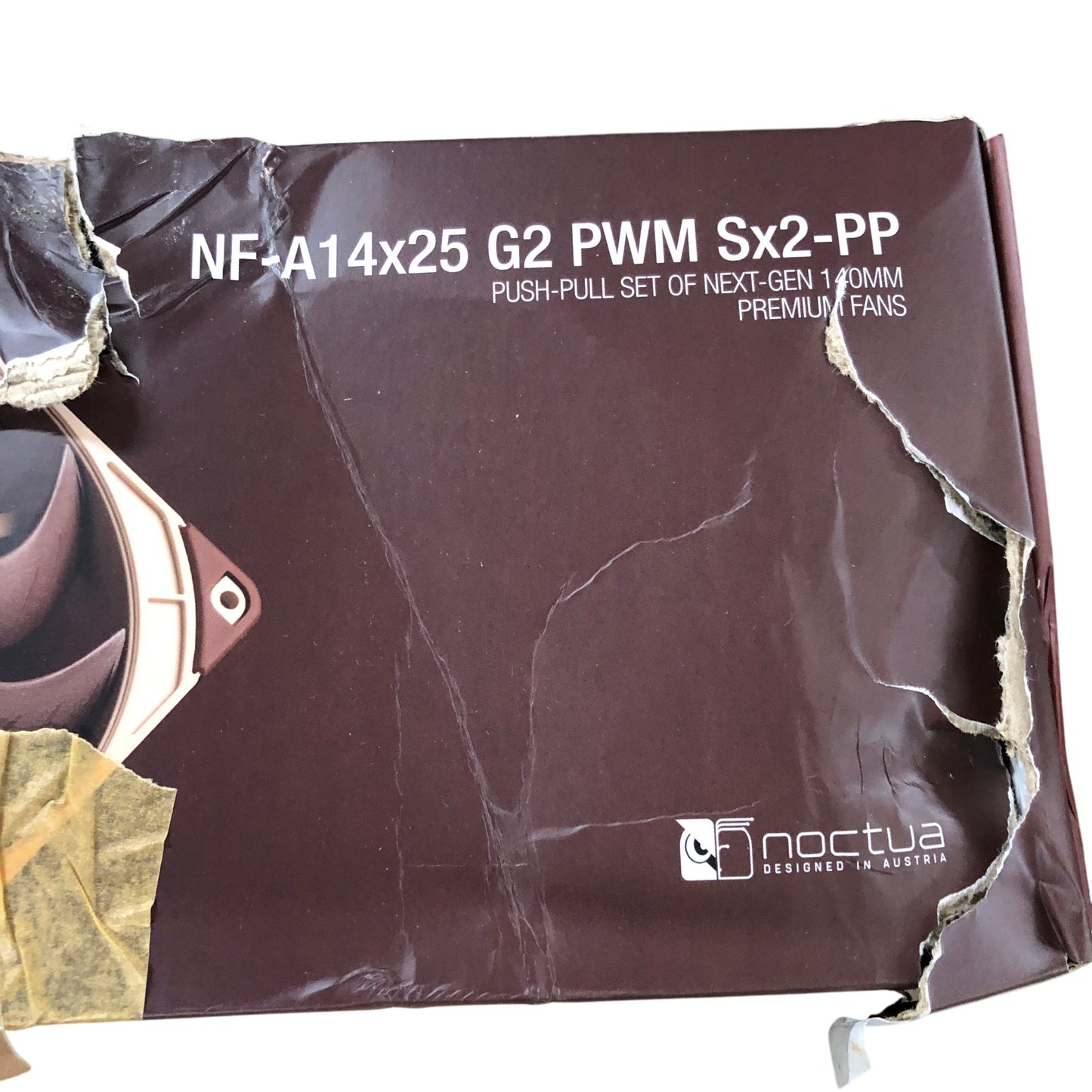 NOCTUA NF-A14X25 G2 PWM Sx2-PP Dual Fan Set Next Gen 140mm Premium Cooling