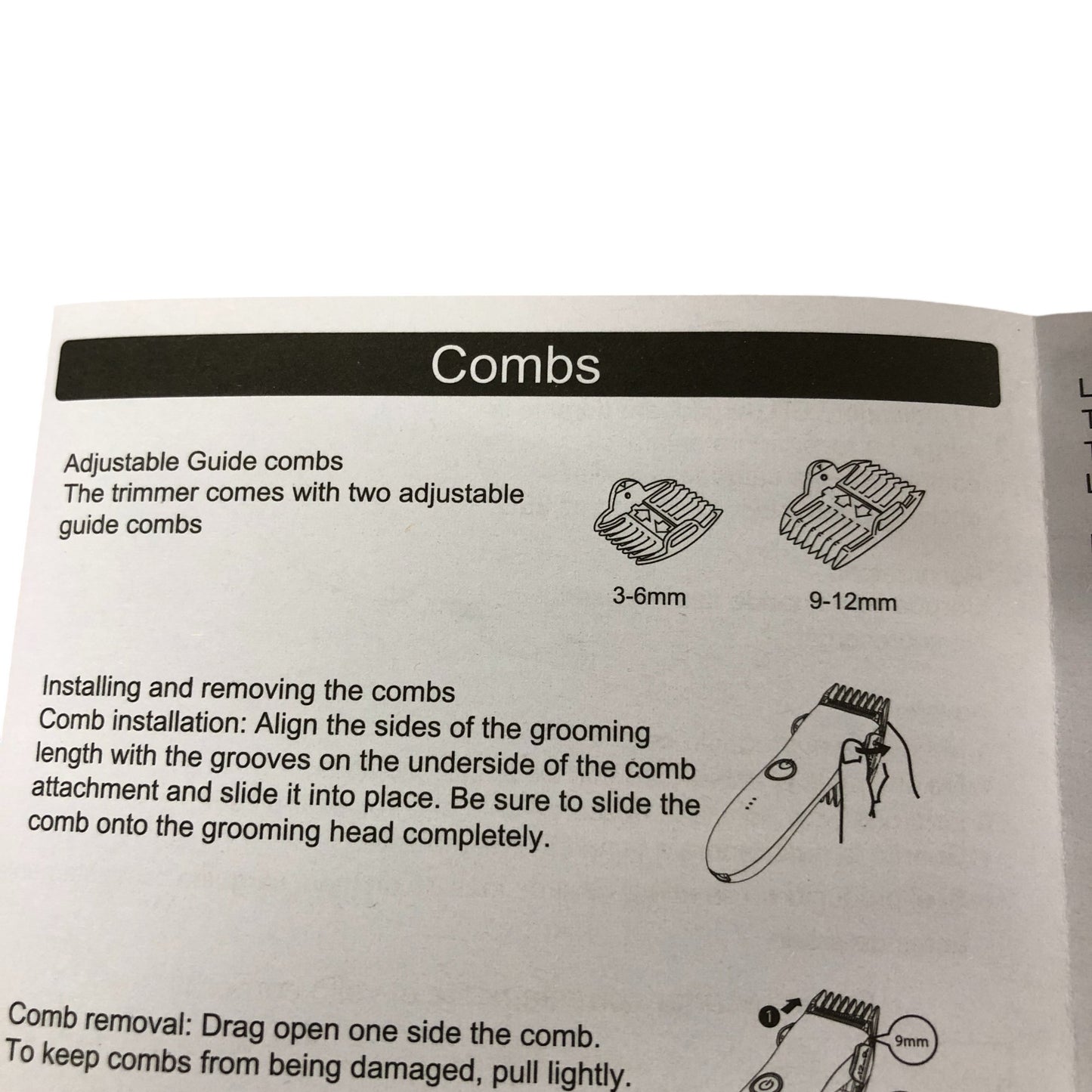 Oniyea Rechargeable Wireless Hair Trimmer Grooming Kit Adjustable Combs