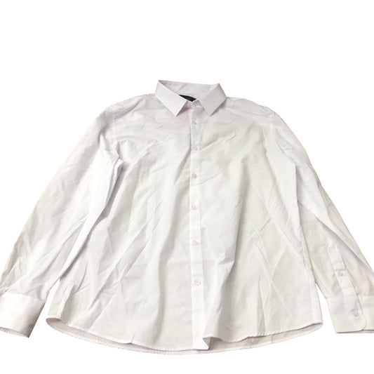 Branded Formal Shirt Long Sleeve White Men’s Smart Casual Clothing Size Unknown