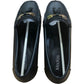 MecKiss Loafers UK4.5 Women's Comfy Flats Black With Gold Detail M1354 V2