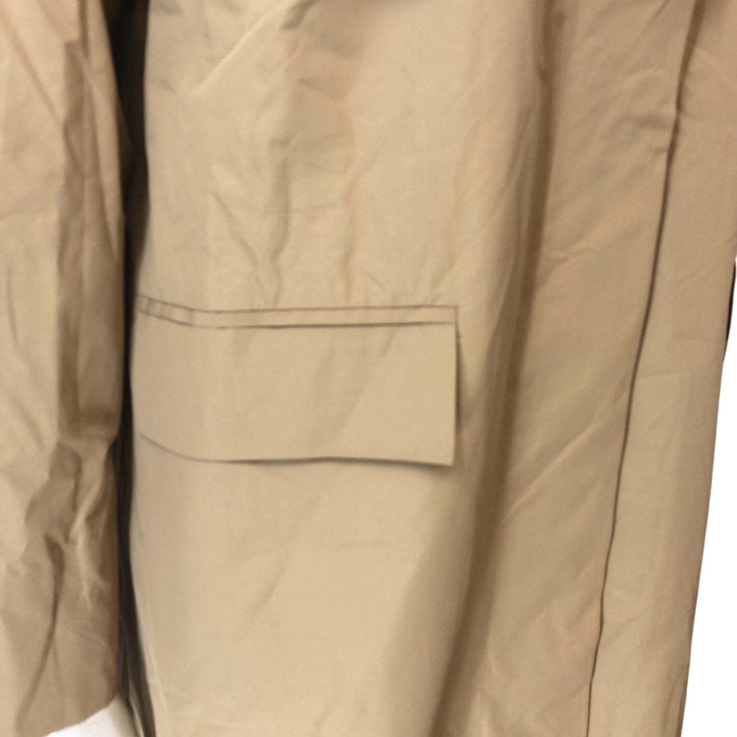 Branded Women's Trench Coat Size UK12 Beige Long Sleeve Lightweight Jacket