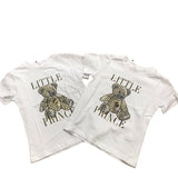 River Island Little Prince T-Shirts Baby Kids White 3-4Years Two Pack