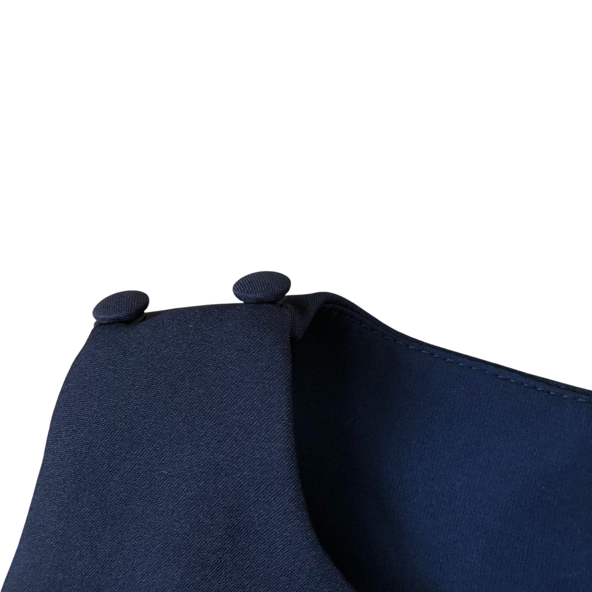 Jarlo Navy Blue Dress Women's Elegant Midi Length Embellished Neckline Size 8