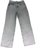 AllSaints Blake Jeans W26 Straight Leg Light Wash Cotton Grey Denim