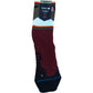 Stance Jimmy Chin Merino Wool Crew Hiking Socks FreshTek Red Black