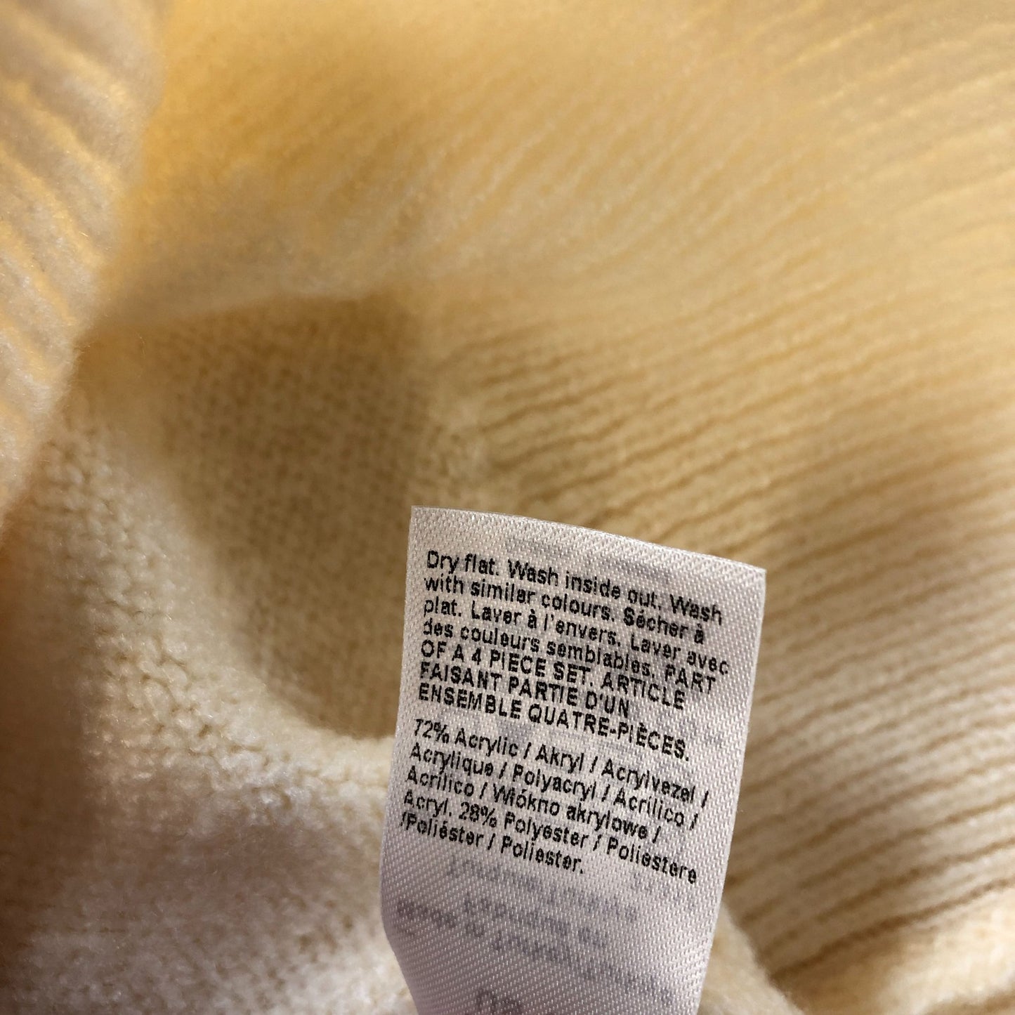 River Island  Cream Knitted Cardigan Women's Button Front Style Small