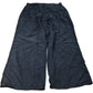 Weird Fish Wide Leg Trousers UK Size 18 Navy Lightweight Comfort Fit