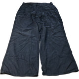 Weird Fish Wide Leg Trousers UK Size 18 Navy Lightweight Comfort Fit